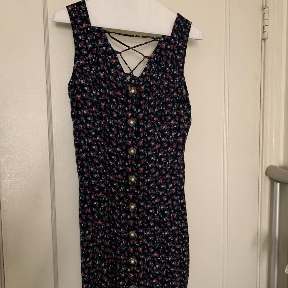 Madison Wells Vintage Button Down Dress Size 7/8